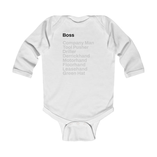 Rig Crew Series - Infant Long Sleeve Onesie