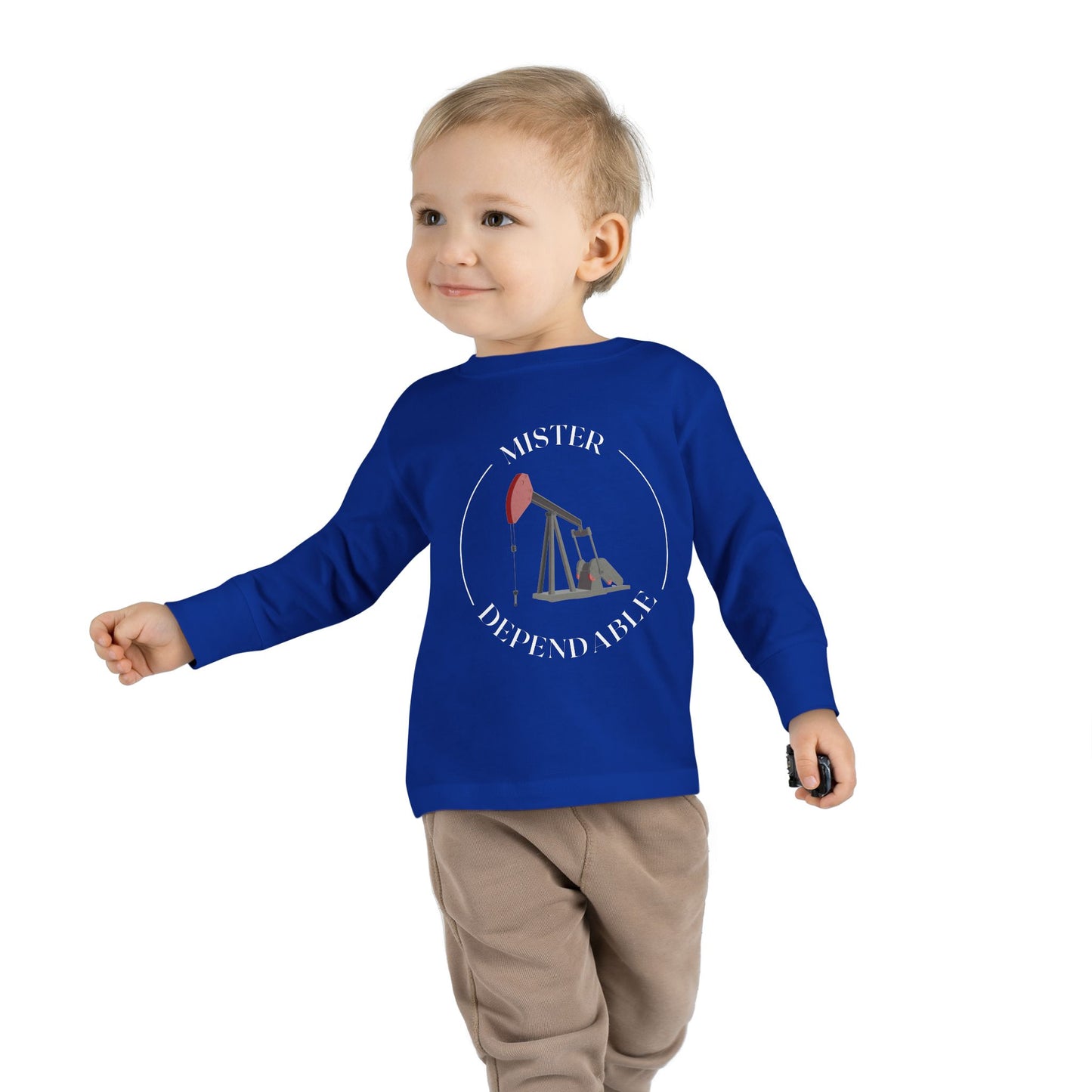 'Mister Dependable' Toddler Long Sleeve Tee